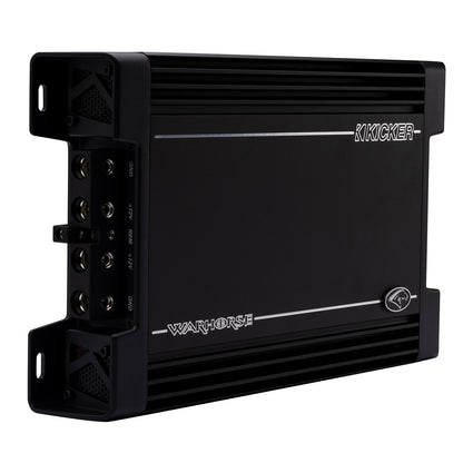 Kicker Warhorse WXA3600.1 Monoblock Subwoofer Amplifier | 3600 Watts x 1 at 1-Ohm - 49WXA36001