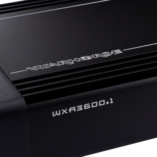 Kicker Warhorse WXA3600.1 Monoblock Subwoofer Amplifier | 3600 Watts x 1 at 1-Ohm - 49WXA36001