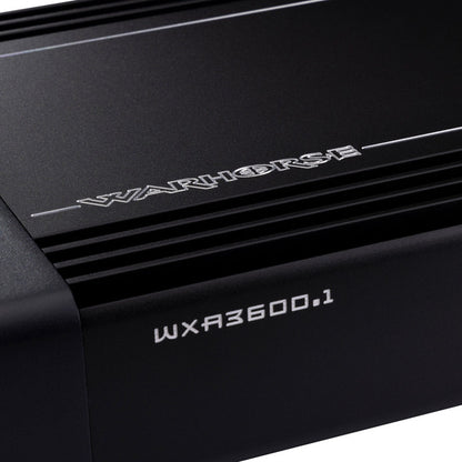 Kicker Warhorse WXA3600.1 Monoblock Subwoofer Amplifier | 3600 Watts x 1 at 1-Ohm - 49WXA36001