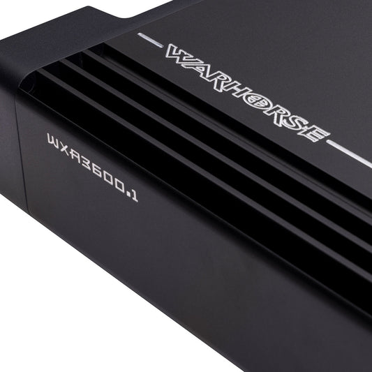 Kicker Warhorse WXA3600.1 Monoblock Subwoofer Amplifier | 3600 Watts x 1 at 1-Ohm - 49WXA36001