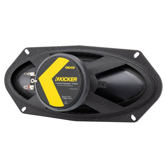 Kicker 50CSC4104 - 4x10" Drop-In Coaxial Speakers, Pair, 4-Ohm