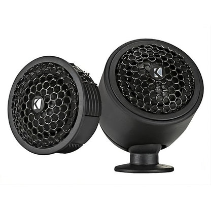 Kicker 51KST2504 - KST250 1-Inch tweeters w/x-overs and swivel mounts, 4ohm, Pair