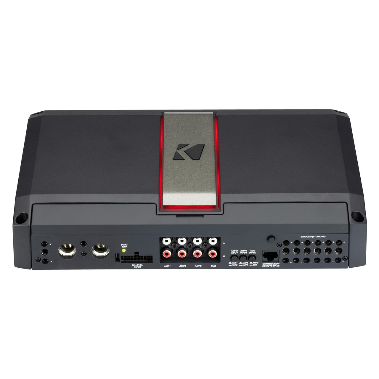 Kicker LX1300.7 7-Channel Amplifier - 4-Channels Full Range 125 Watt, 2-Channels 65 Watt & 700 Watt Subwoofer Channel (51LX13007)