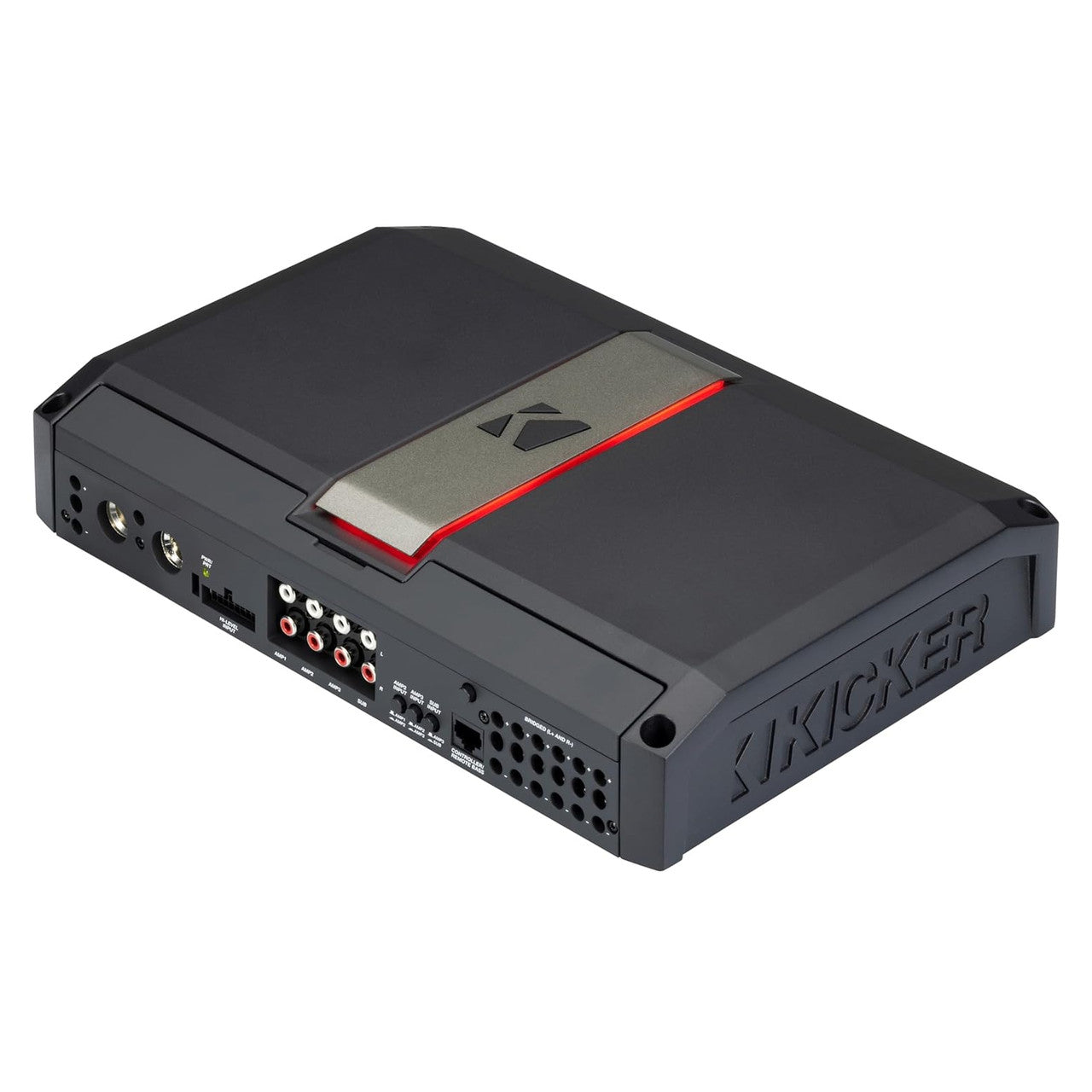 Kicker LX1300.7 7-Channel Amplifier - 4-Channels Full Range 125 Watt, 2-Channels 65 Watt & 700 Watt Subwoofer Channel (51LX13007)