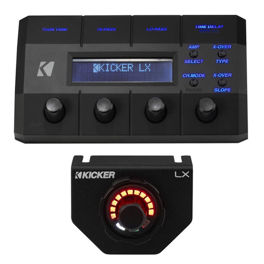 Kicker LX1300.7 7-Channel Amplifier - 4-Channels Full Range 125 Watt, 2-Channels 65 Watt & 700 Watt Subwoofer Channel (51LX13007)