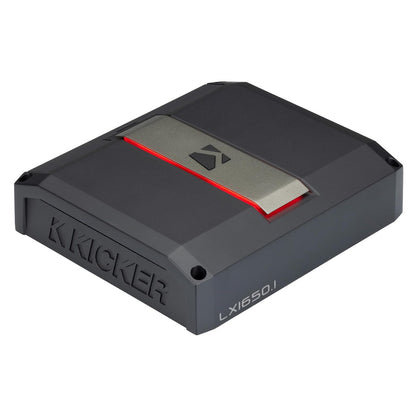 Kicker LX1650.1 1650w Mono Class-D Subwoofer Amplifier with Smart Bass (51LX16501)
