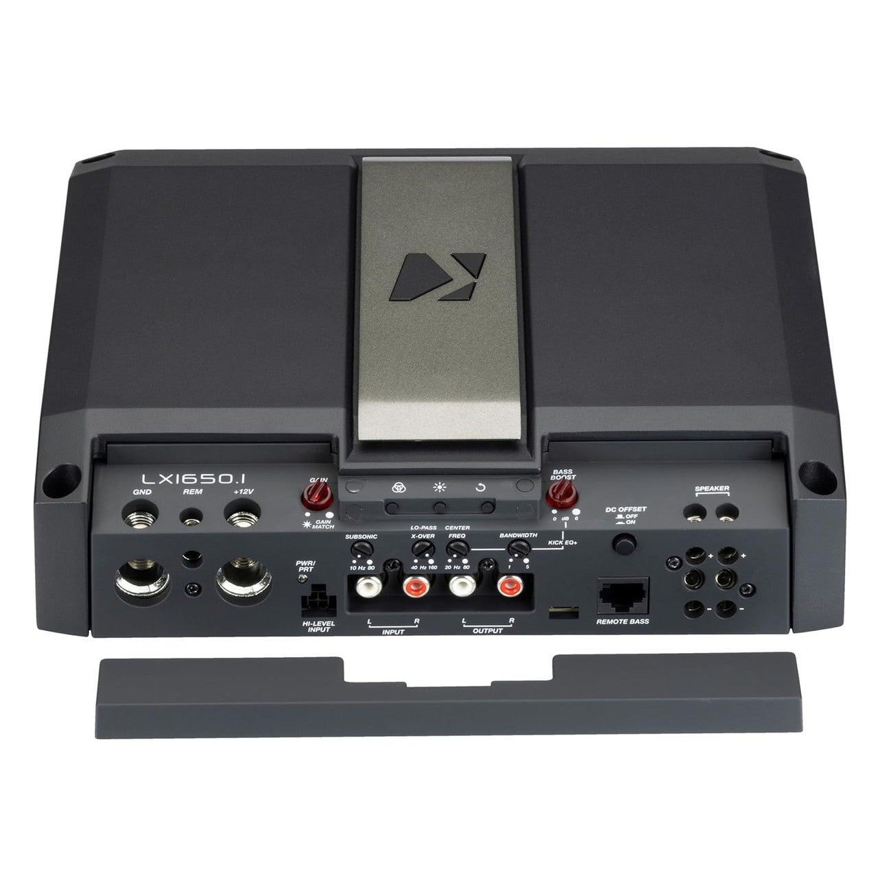 Kicker LX1650.1 1650w Mono Class-D Subwoofer Amplifier with Smart Bass (51LX16501)