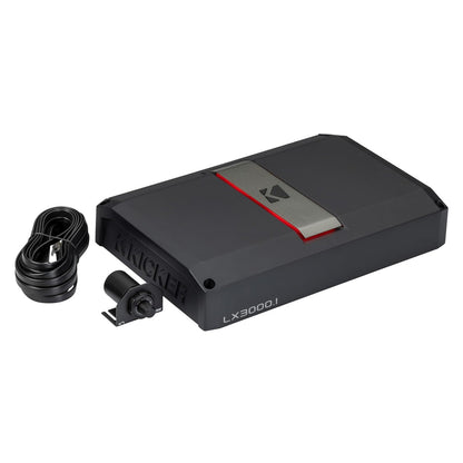 Kicker LX3000.1 3000w Mono Class-D Subwoofer Amplifier with Smart Bass (51LX30001)