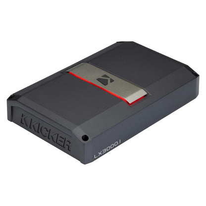 Kicker LX3000.1 3000w Mono Class-D Subwoofer Amplifier with Smart Bass (51LX30001)