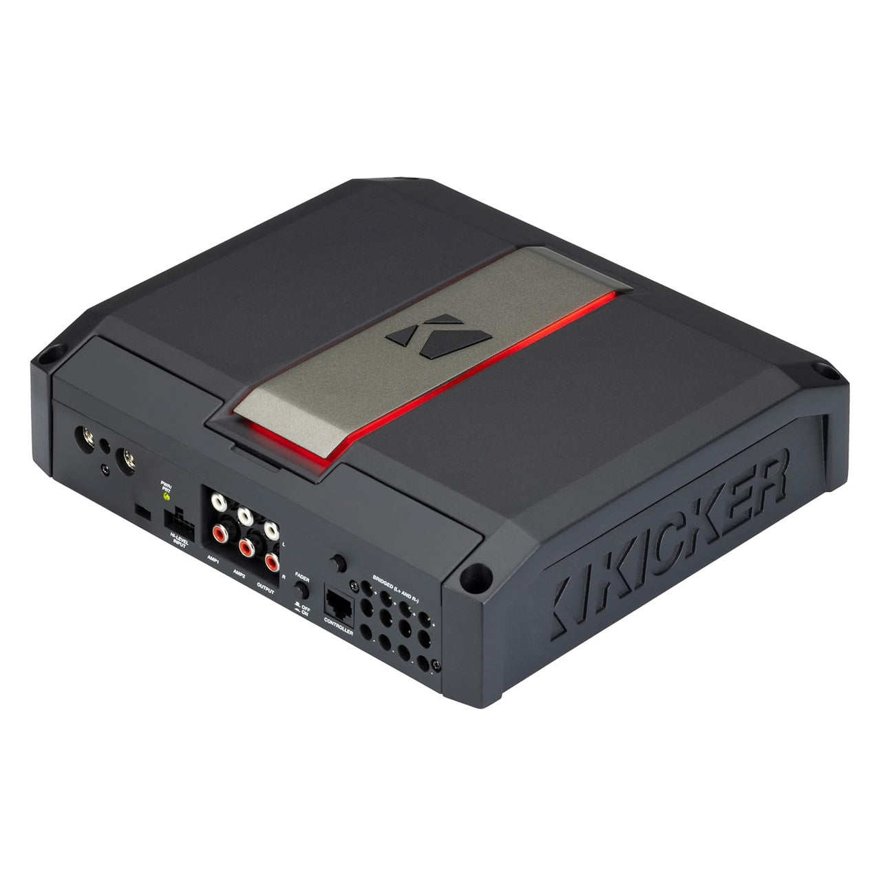 Kicker LX500.4 4-Channel Amplifier - 4x125 Watts Full Range Class-D Amplifier (51LX5004)
