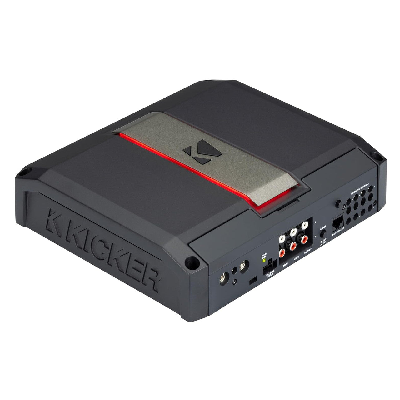 Kicker LX500.4 4-Channel Amplifier - 4x125 Watts Full Range Class-D Amplifier (51LX5004)