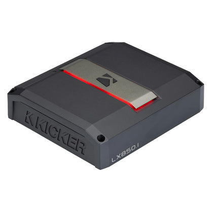Kicker LX850.1 850w Mono Class-D Subwoofer Amplifier with Smart Bass (51LX8501)