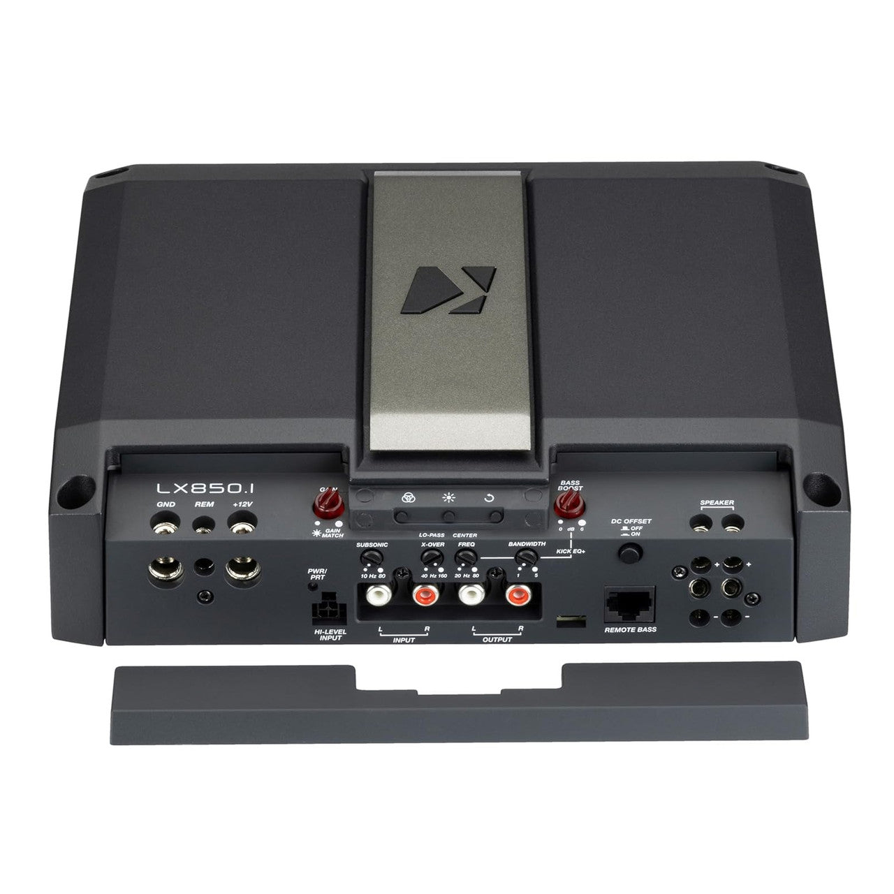 Kicker LX850.1 850w Mono Class-D Subwoofer Amplifier with Smart Bass (51LX8501)