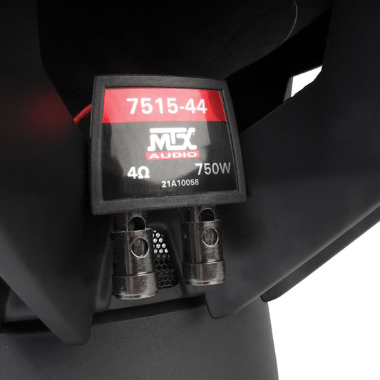 MTX Audio 7515-44 75-Series 15" 750W RMS Dual 4-Ohm Subwoofer