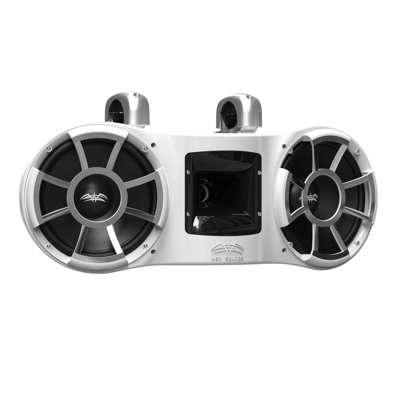 Wet Sounds REV 410 White V2 | Revolution Series Dual 10" White Tower Speaker