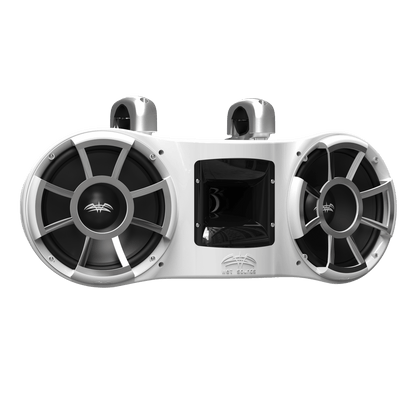 Wet Sounds REV 410 White V2 | Revolution Series Dual 10" White Tower Speaker