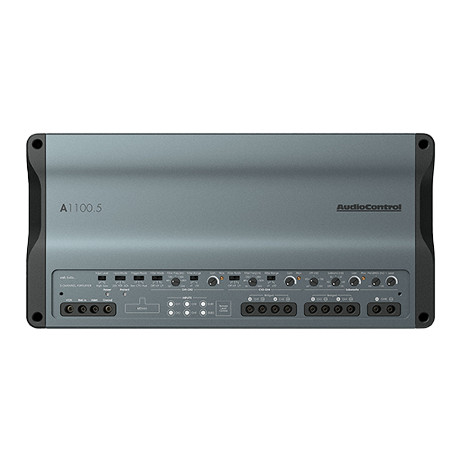 Audio Control Altitude Series 5-Channel Amplifier 125Wx4 + 600W@2ohm