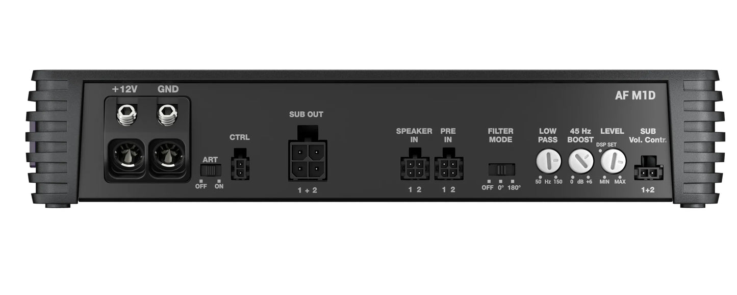 Audison Forza AF M1D D Class Mono Amplifier - 1 x 600W at 4Ω