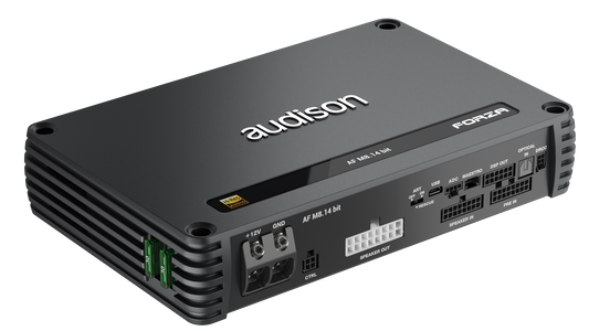 Audison AF M8.14 bit DSP Amplifier | 1120 W | 14 CH DSP + 8 x 140 W @ 2 ohm | D-class Fully Bridgeable