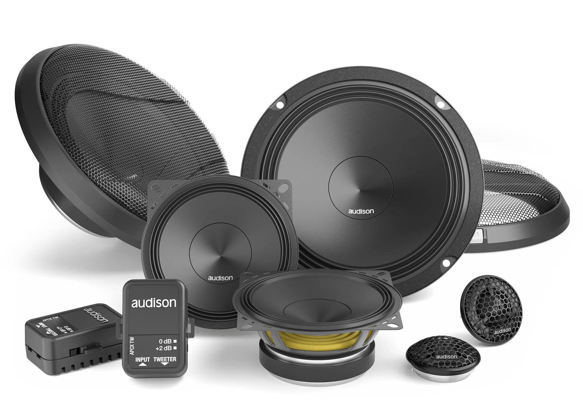 Audison APK 163 Kit | 375 W Peak Power | Kit 3 way 4 ohm | AP 1 +