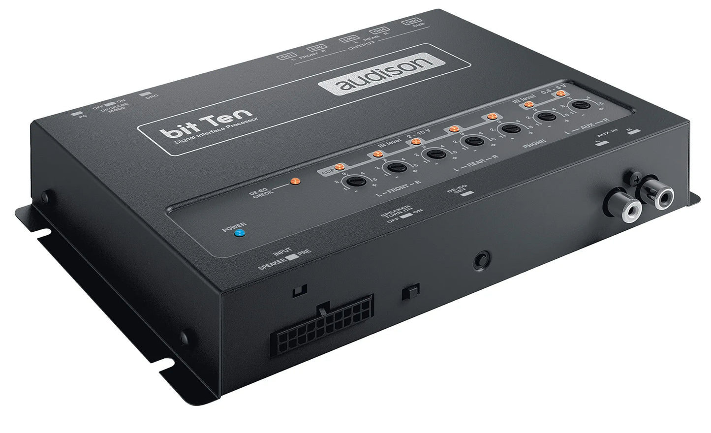 Audison bit Ten DSP | 4 input channels | 5 output channels | 24 bit / 48 kHz fixed point processing