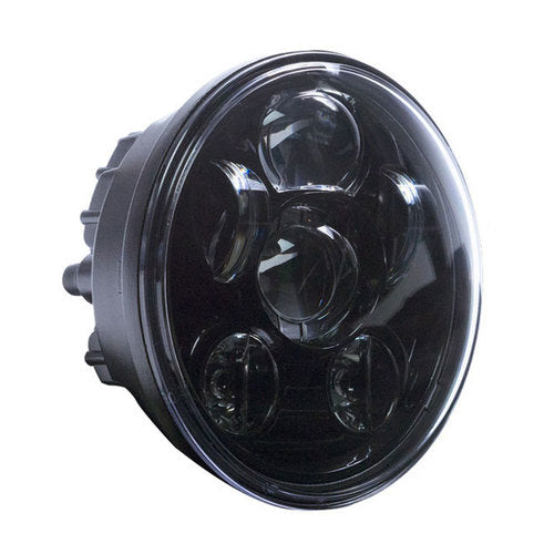 Saddle Tramp BC-562B Round Motorcycle Headlights with Black Face - 5.6 Inch