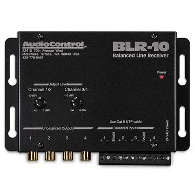 AudioControl 4 Channel Balanced Line Receiver BLR-10
