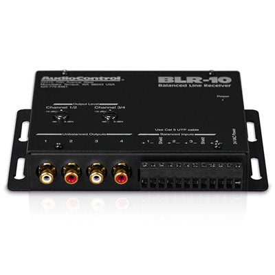 AudioControl 4 Channel Balanced Line Receiver BLR-10 – Audio XTC