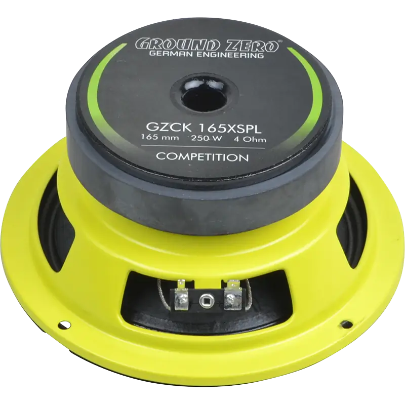 GROUND ZERO GZCK 165XSPL 165 mm / 6.5″ SPL midwoofer AND GZCK 200XSPL 200 mm / 8″ SPL midwoofer AND GZCK 250XSPL 250 mm / 10″ SPL midwoofer