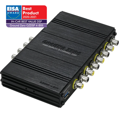GROUND ZERO GZDSP 4-8XII 8-channel digital signal processor, GZDSP RE,4-8XII-S, GZDSP BTS-4-8XII, GZDSP REMOTE PRO X