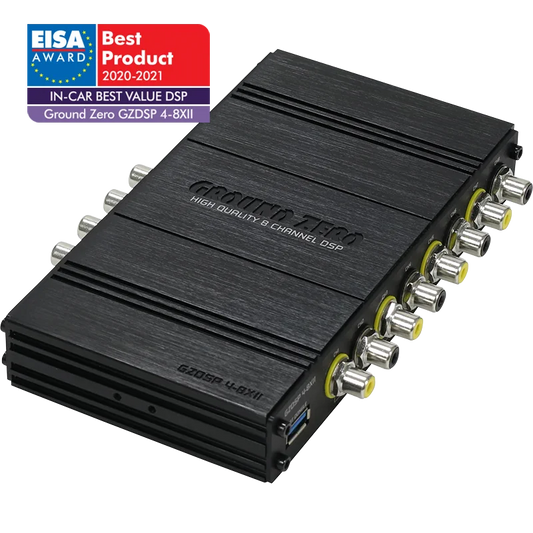 GROUND ZERO GZDSP 4-8XII 8-channel digital signal processor, GZDSP RE,4-8XII-S, GZDSP BTS-4-8XII, GZDSP REMOTE PRO X
