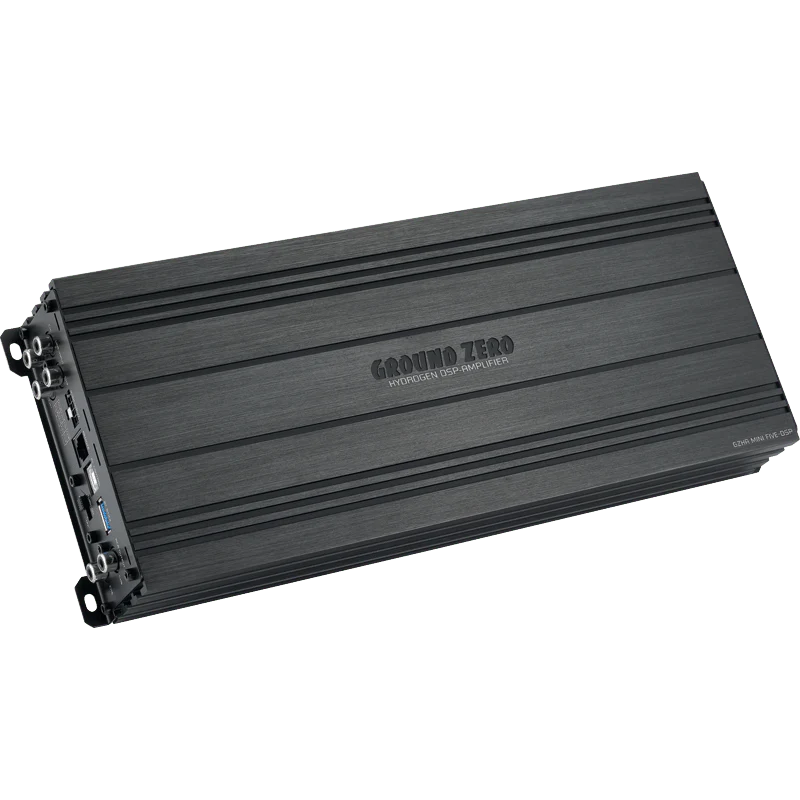 Ground Zero Audio Hydrogen GZHA MINI FIVE-DSP 5-Channel Class D Compact Amplifier with DSP