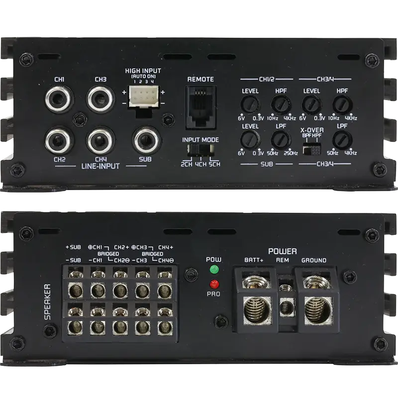GZHA MINI TWO, FOUR, FIVE 2-channel class D compact amplifier