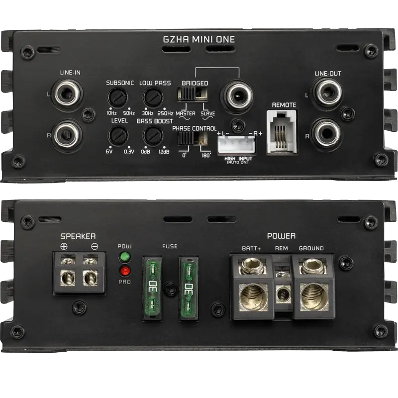 GZHA MINI ONE 1-channel class D compact amplifier/ GZHA MINI ONE-K