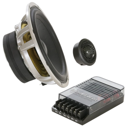 Ground Zero Audio Hydrogen GZHC 165.2 Hydrogen Series 6.5″ 2-Way Component Speaker System