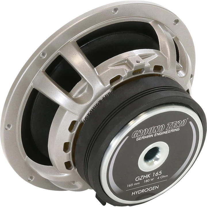 Ground Zero Audio Hydrogen GZHC 165.2 Hydrogen Series 6.5″ 2-Way Component Speaker System