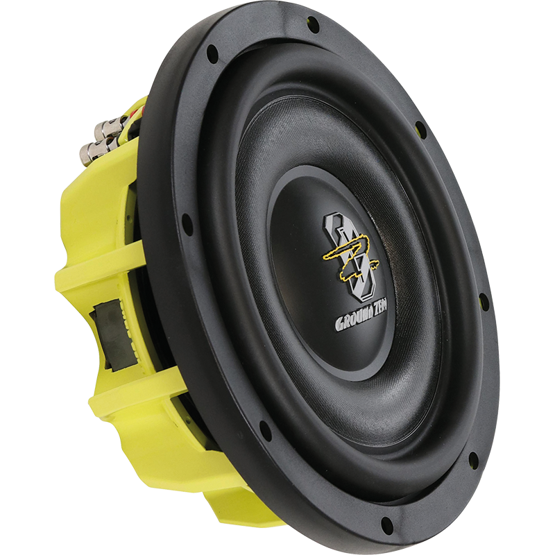 Ground Zero Audio Hydrogen GZHW 8SPL-D2 FLAT 8″ Flat SPL Subwoofer (500 RMS) /10SPL/12SPL