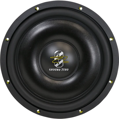 Ground Zero Audio Hydrogen GZHW 8SPL-D2 FLAT 8″ Flat SPL Subwoofer (500 RMS) /10SPL/12SPL