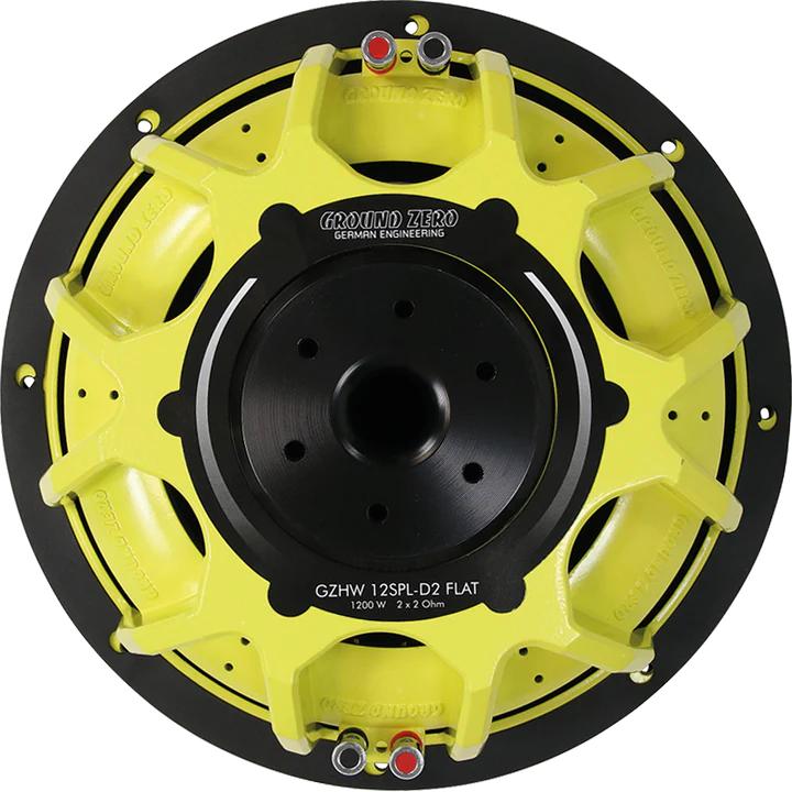 Ground Zero Audio Hydrogen GZHW 8SPL-D2 FLAT 8″ Flat SPL Subwoofer (500 RMS) /10SPL/12SPL