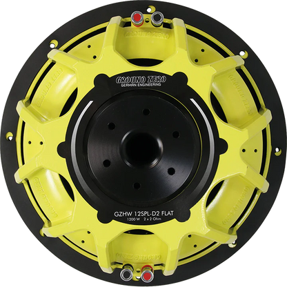 Ground Zero Audio Hydrogen GZHW 8SPL-D2 FLAT 8″ Flat SPL Subwoofer (500 RMS) /10SPL/12SPL