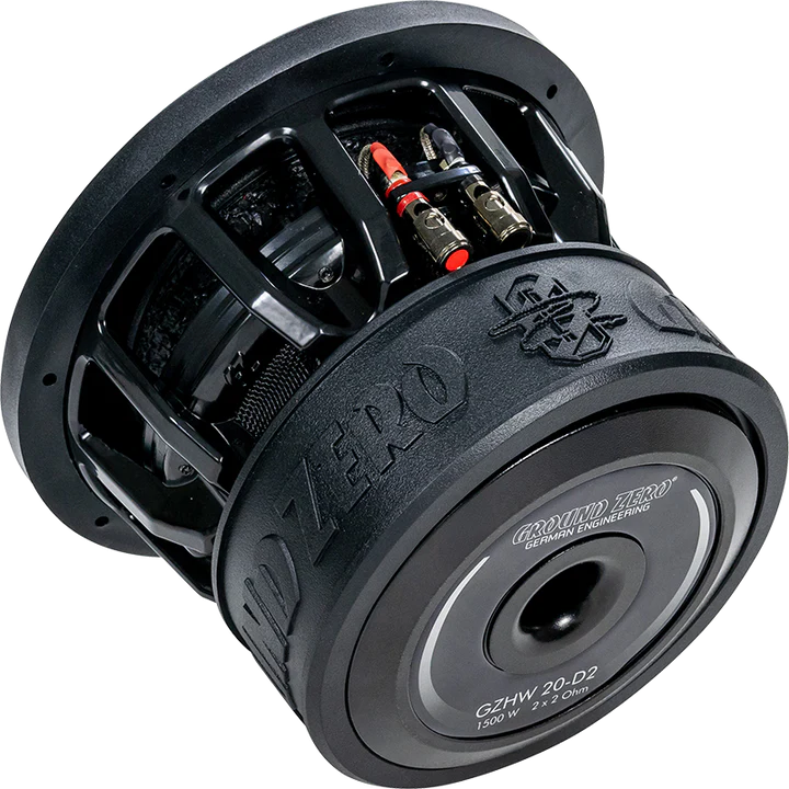 Ground Zero Audio Hydrogen GZHW20-D2 8" High Performance Dual 2 Subwoofer