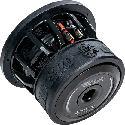 Ground Zero Audio Hydrogen GZHW20-D2 8" High Performance Dual 2 Subwoofer