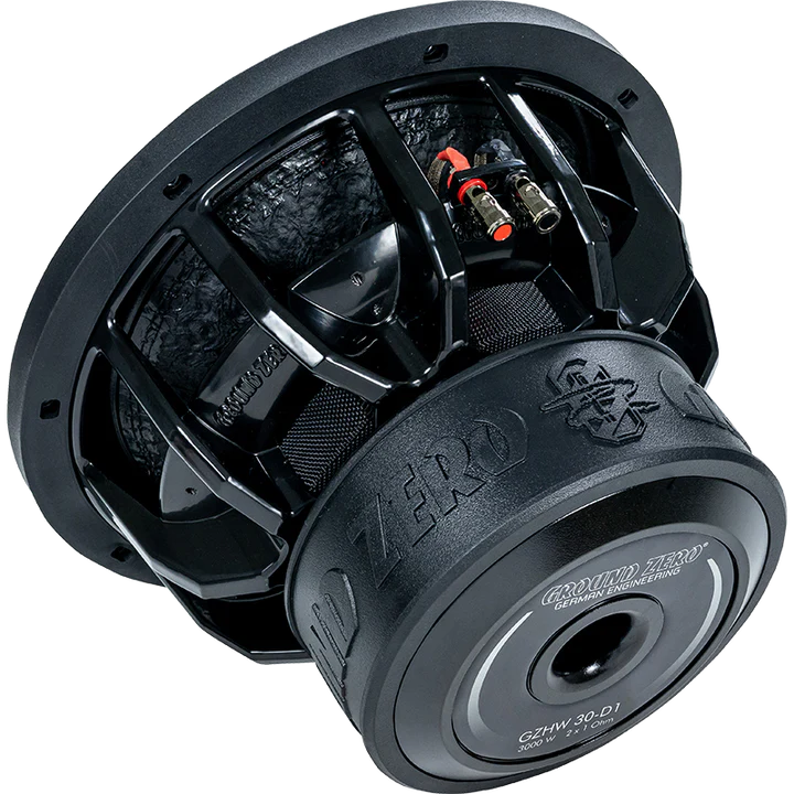 Ground Zero Audio Hydrogen GZHW 30-D1 12″ High-Performance Dual 1 Subwoofer/D-2