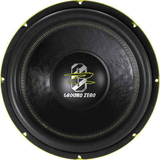 Ground Zero Audio Hydrogen GZHW 38XSPL-D1 Yellow 15″ High Quality SPL Subwoofer (3500 RMS) and D-2