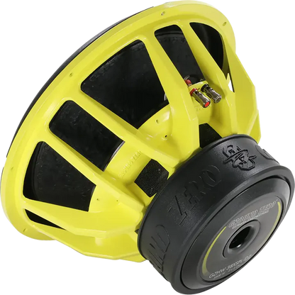 Ground Zero Audio Hydrogen GZHW 38XSPL-D1 Yellow 15″ High Quality SPL Subwoofer (3500 RMS) and D-2