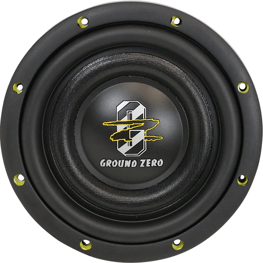 Ground Zero Audio Hydrogen GZHW 8SPL-D2 FLAT 8″ Flat SPL Subwoofer (500 RMS) /10SPL/12SPL