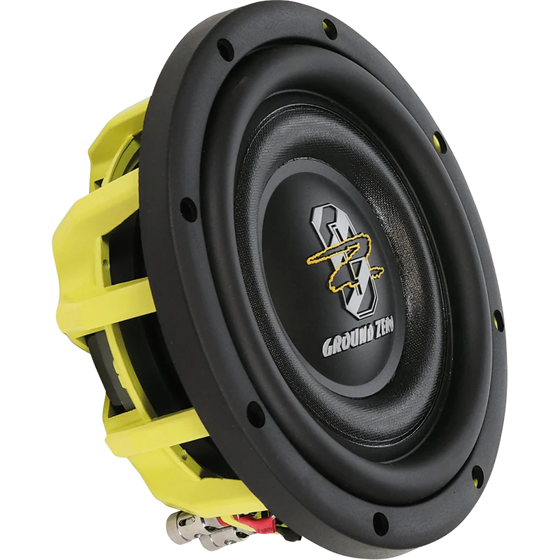 Ground Zero Audio Hydrogen GZHW 8SPL-D2 FLAT 8″ Flat SPL Subwoofer (500 RMS) /10SPL/12SPL