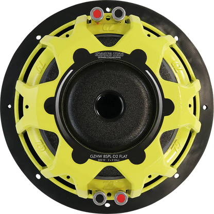 Ground Zero Audio Hydrogen GZHW 8SPL-D2 FLAT 8″ Flat SPL Subwoofer (500 RMS) /10SPL/12SPL