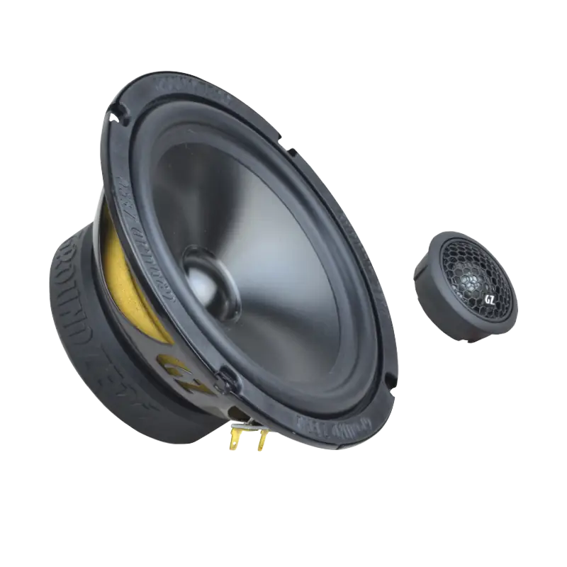 Ground Zero Audio Radioactive GZRC 165.2SQ-ACT 6.5″ 2-way SQ Component Speaker System for Active Use