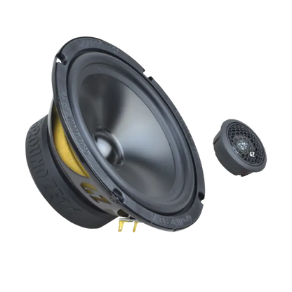 Ground Zero Audio Radioactive GZRC 165.2SQ-ACT 6.5″ 2-way SQ Component Speaker System for Active Use